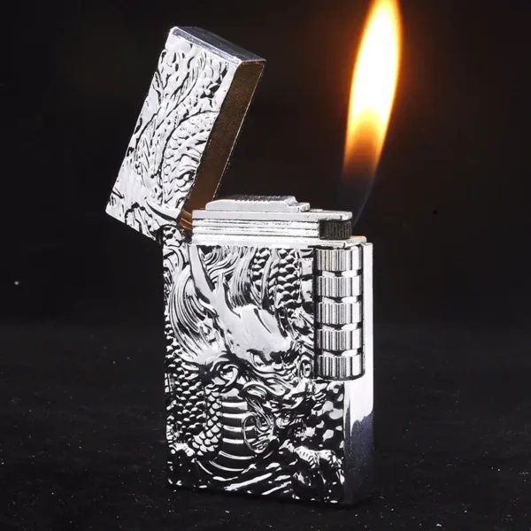 briquet metal dragon