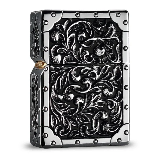 briquet noir de luxe